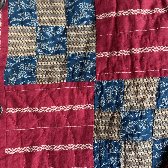 Vintage handknit quilted cardigan - Picture 2 of 8